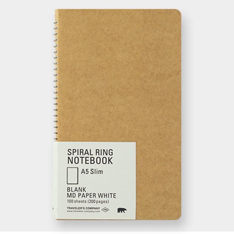 TRC SPIRAL RING NOTEBOOK MD White - Notebook Spiral