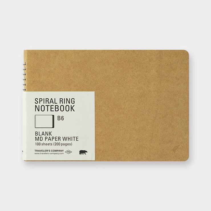 TRC SPIRAL RING NOTEBOOK MD White - Notebook Spiral