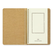 TRC SPIRAL RING NOTEBOOK <A6 Slim> Paper Pocket - The Outsiders 