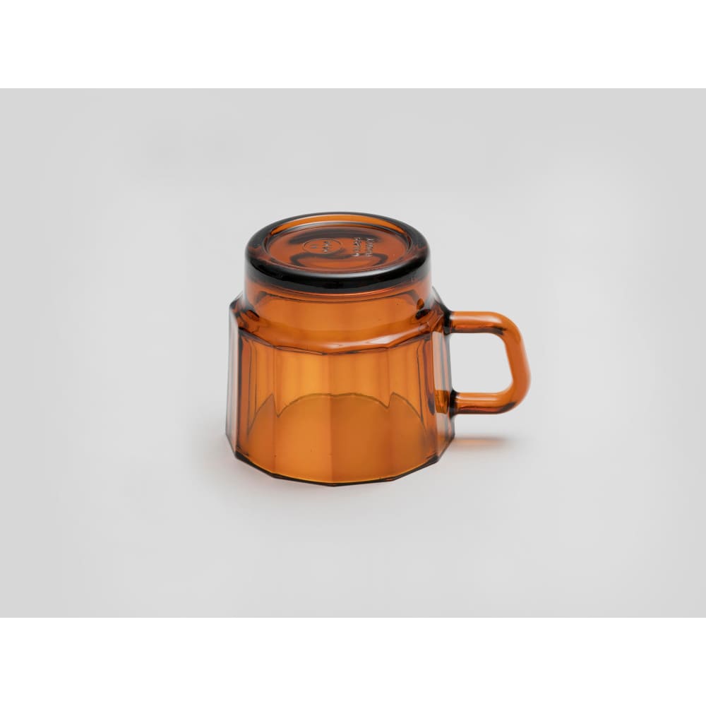 W Glass Amber (recycled glass - mug for water) - Coffee