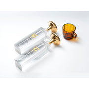 W Glass Amber (recycled glass - mug for water) - Coffee