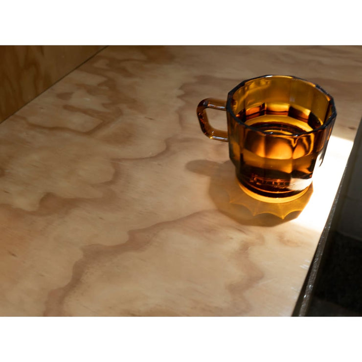 W Glass Amber (recycled glass - mug for water) - Coffee