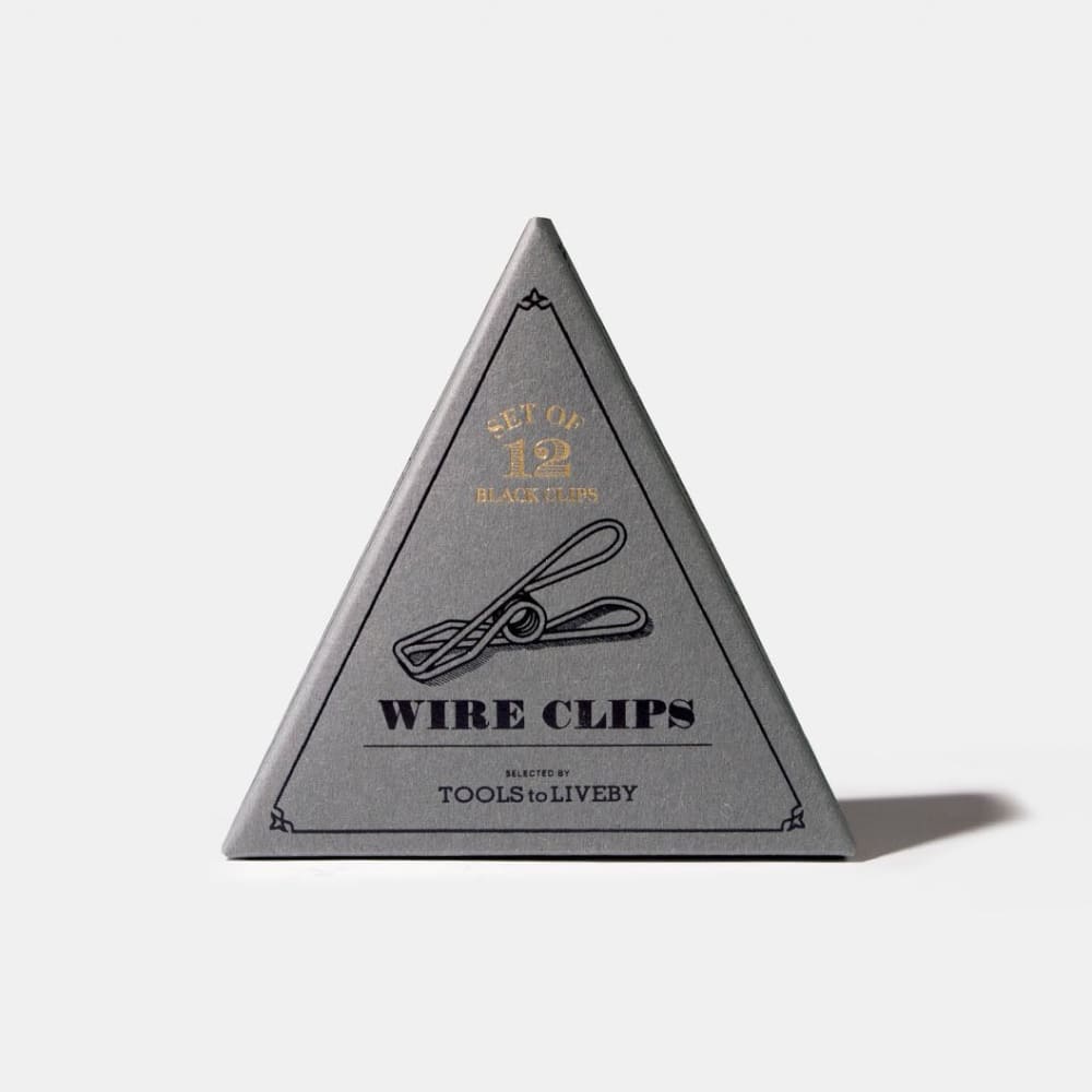 wire clip / black / 12pcs per pack - Clip