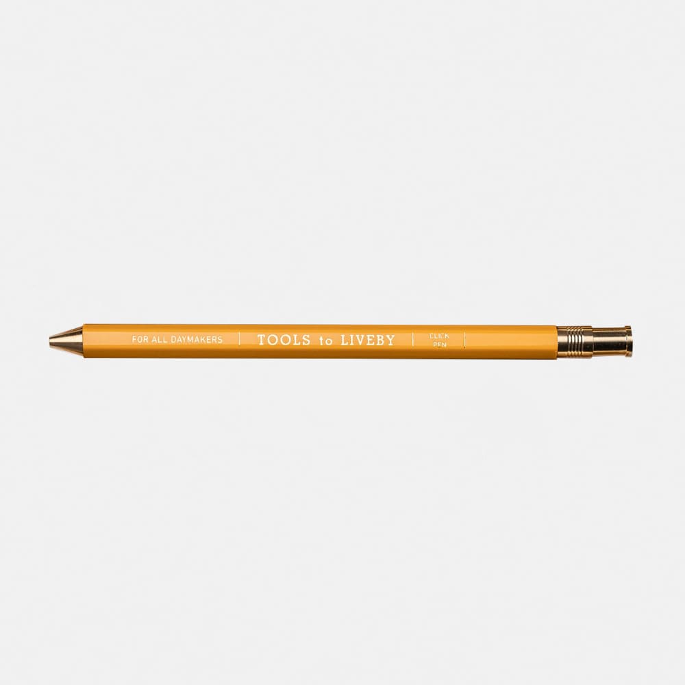 Wooden Ballpoint Pen/ yellow - Ballpoint Pen