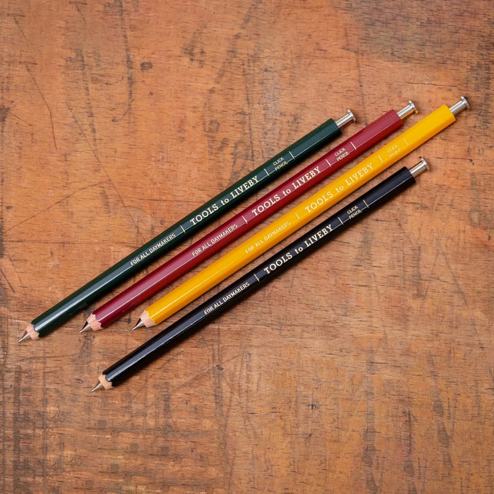 Wooden Mechanical Pencil/ dark red - Pencil